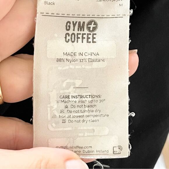 Gym + Coffee Men's Athletic Black Shorts size M Elastic Waistband - Picture 6 of 7